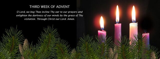 3rd week of advent
