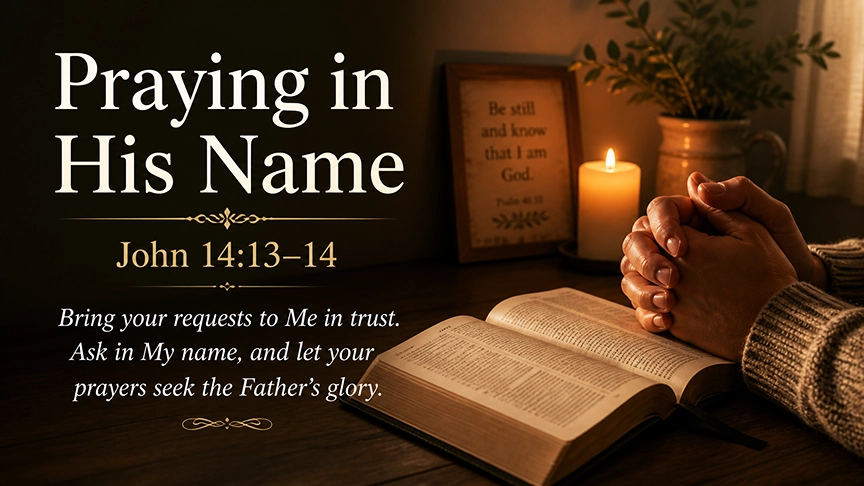 Praying in His Name