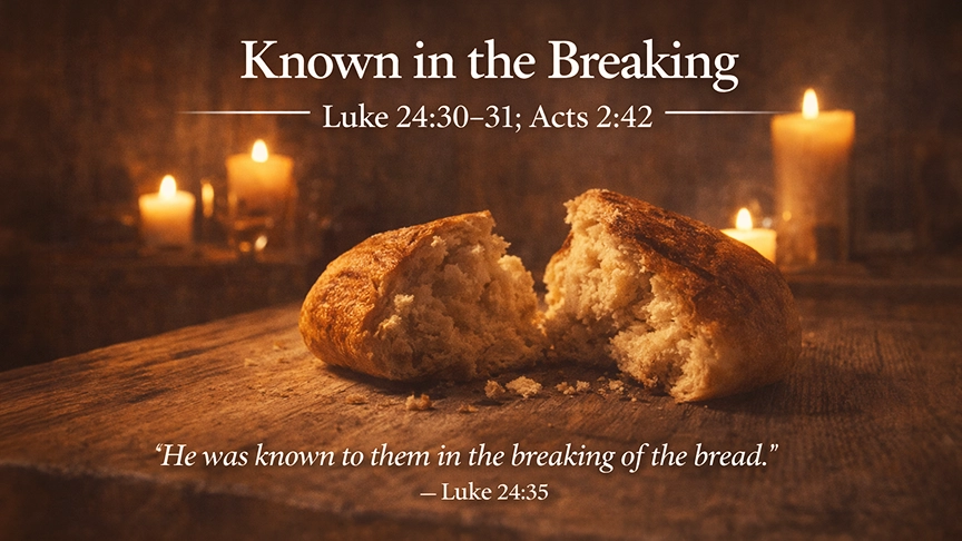 Known in the Breaking