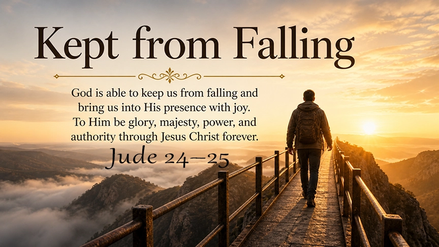 Kept from Falling