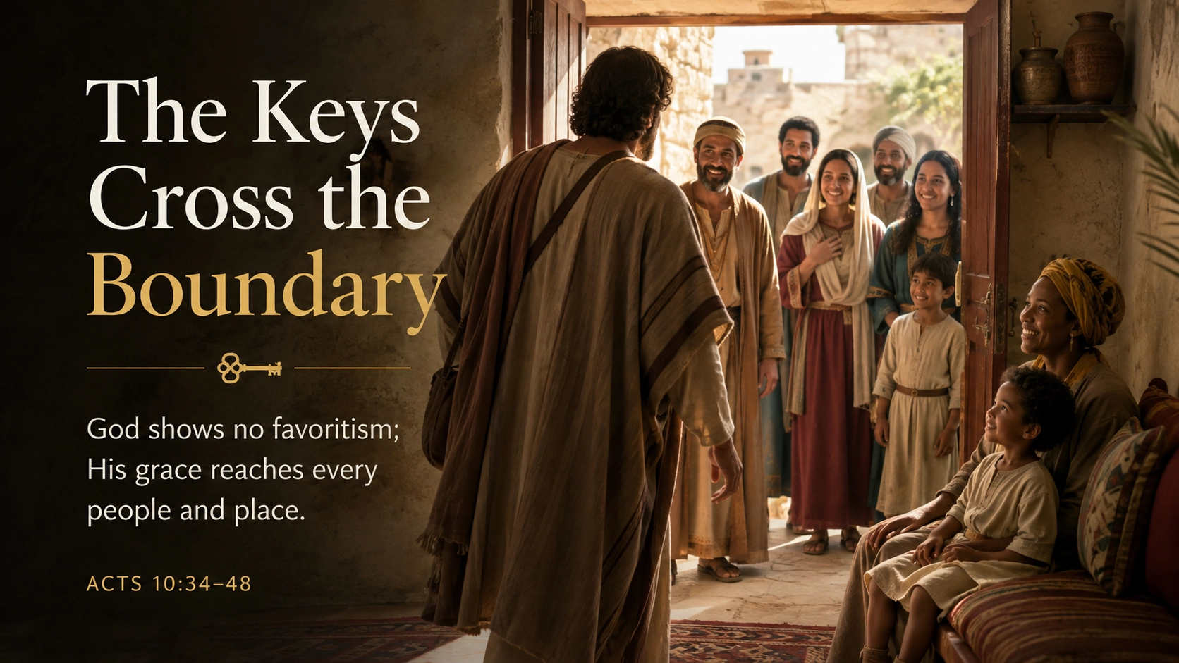 The Keys Cross the Boundary